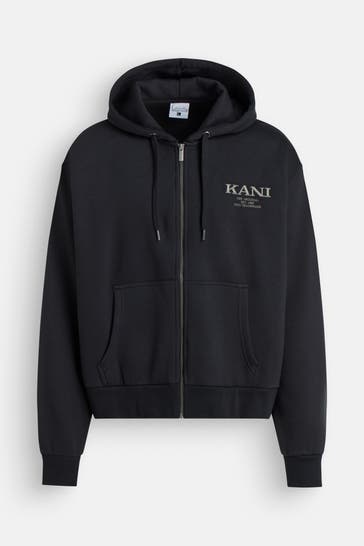 KARL KANI Sweatjacke schwarz