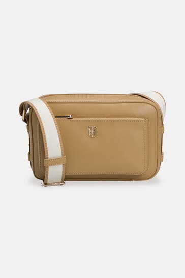 TOMMY HILFIGER Umhängetasche braun