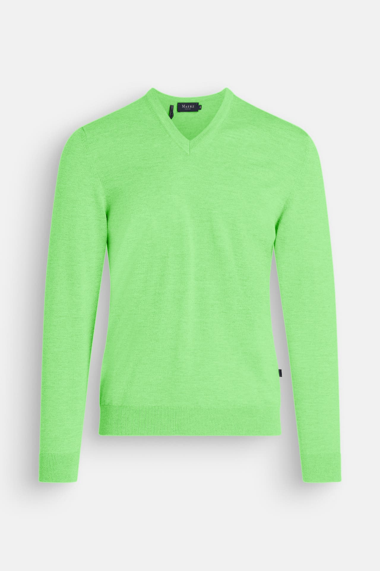 MAERZ MUENCHEN Wollpullover neongrün, Bild 1