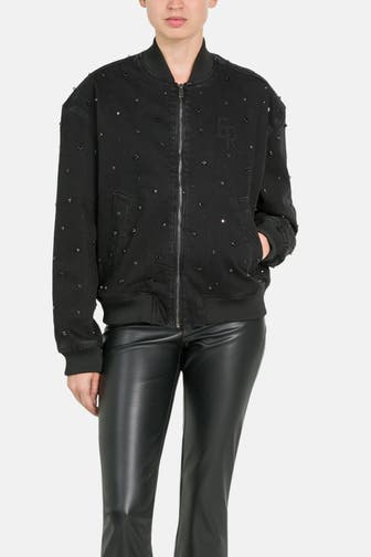 ELIAS RUMELIS Jeansjacke 'Isla' schwarz