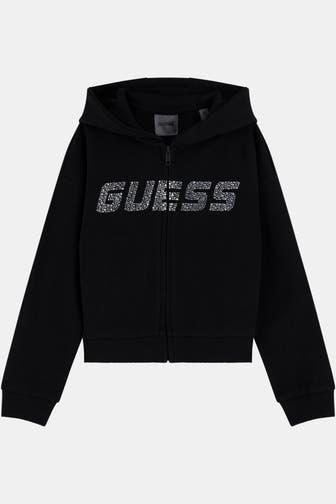 GUESS Sweatjacke schwarz