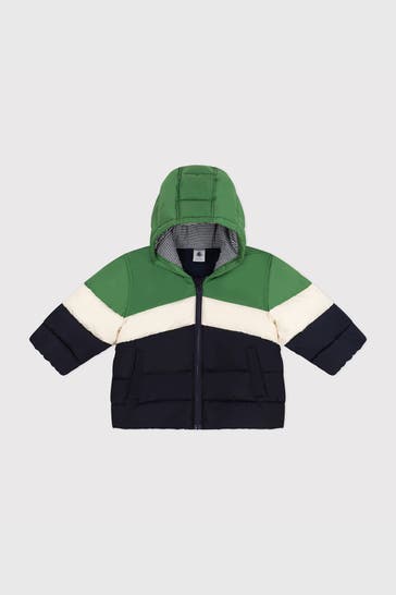 PETIT BATEAU Winterjacke gestreift
