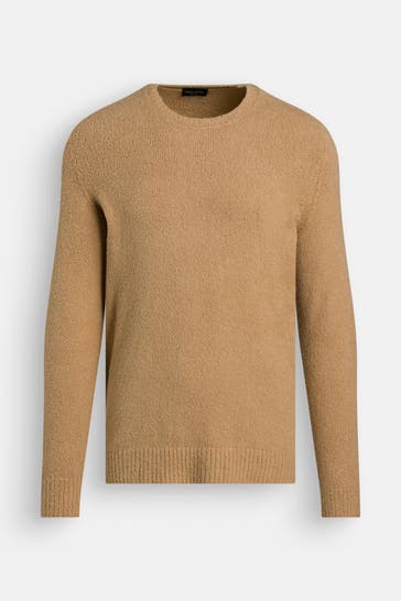 ROBERTO COLLINA Strickpullover braun
