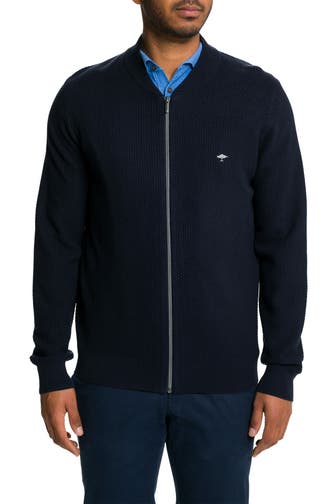 FYNCH-HATTON Strickjacke nachtblau