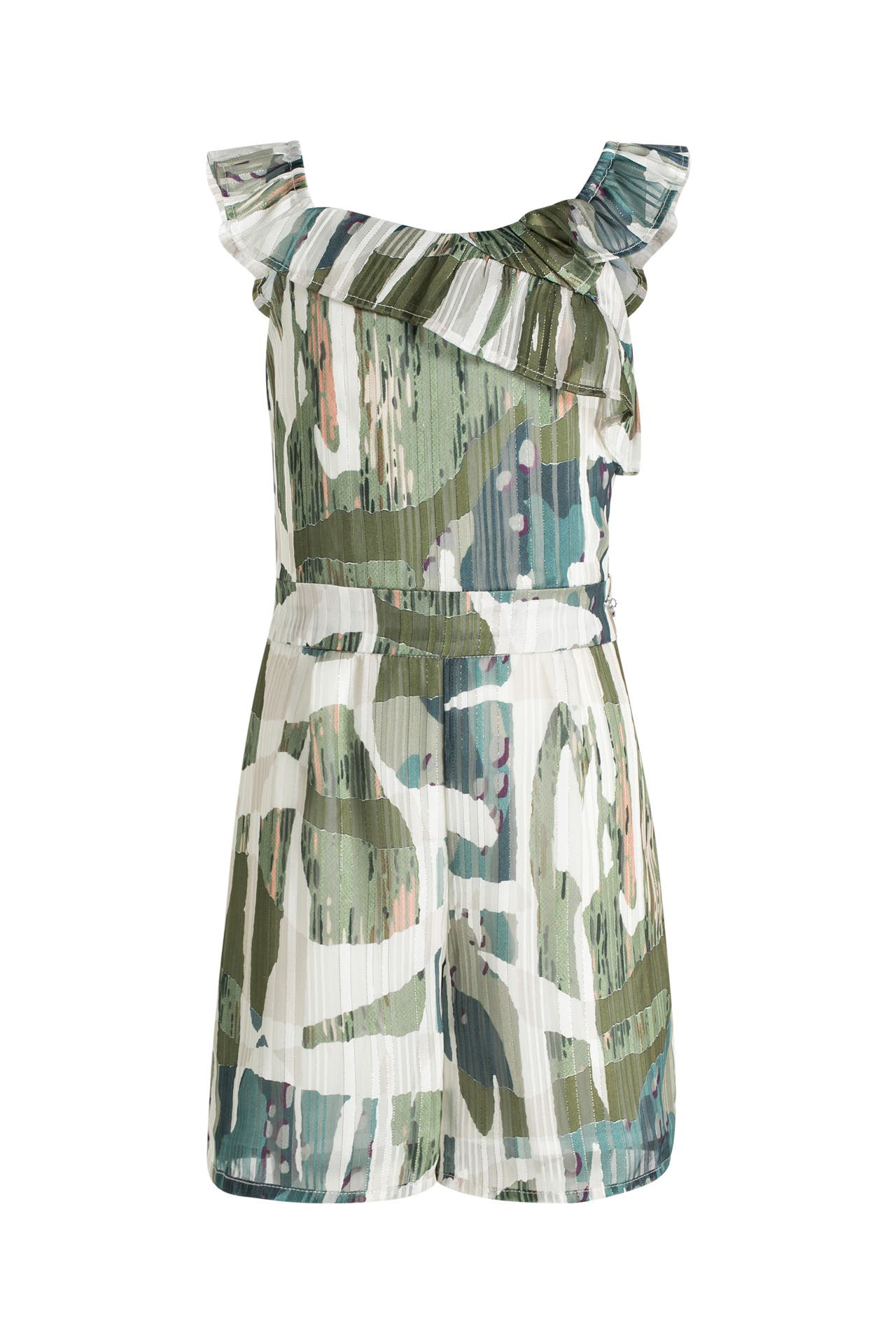 Goosudu Studded Sheer Combo Jumpsuit