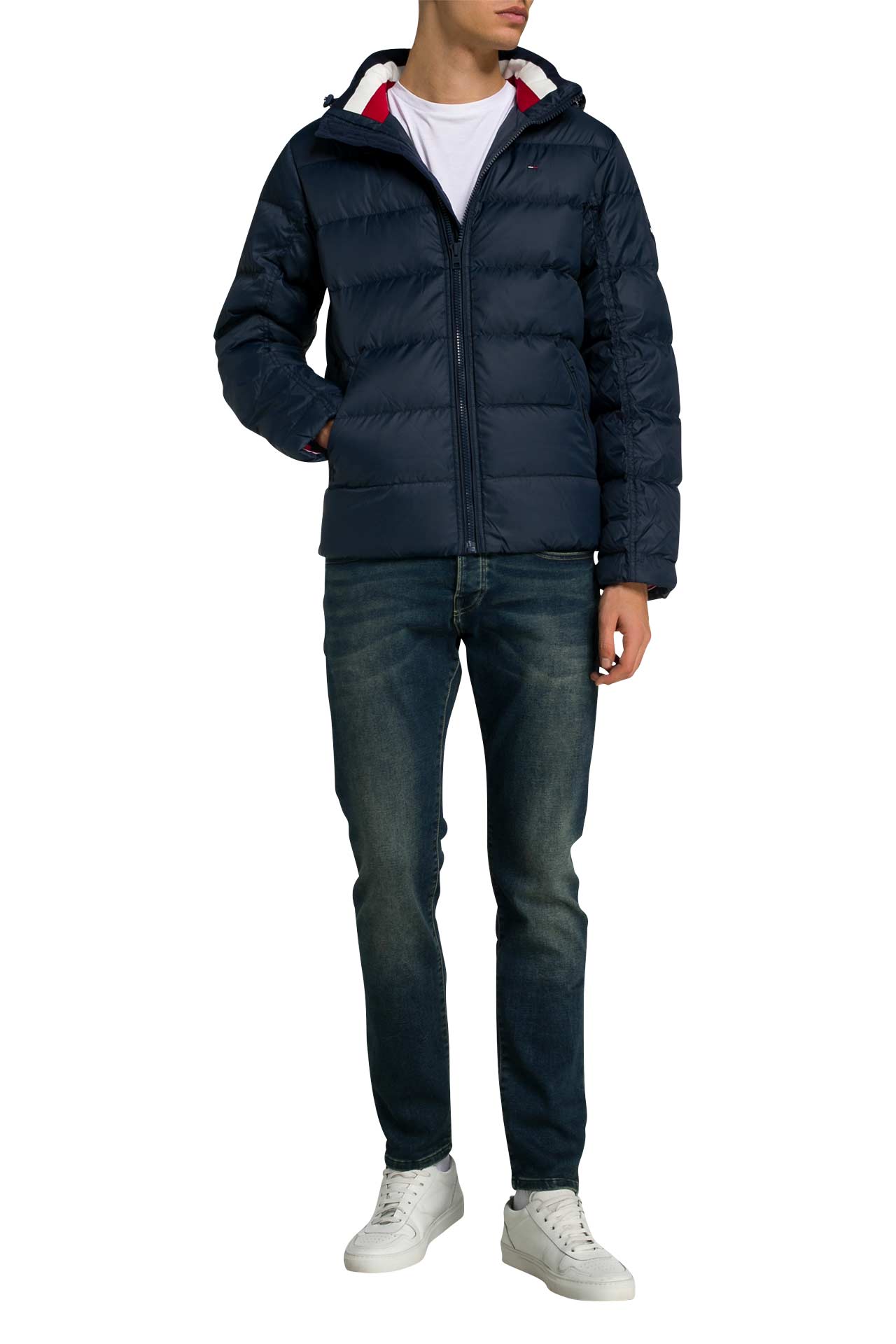 TOMMY JEANS Daunenjacke 'Basic' navy, Bild 1