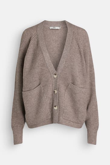 0039 ITALY Strickjacke taupe