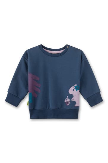SANETTA Sweatshirt dunkelblau