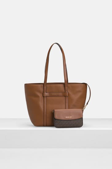 MICHAEL MICHAEL KORS 2-in-1 Shopper 'Jet Set Travel' braun