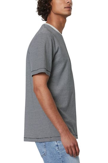 MARC O'POLO DENIM T-Shirt dunkelblau gestreift