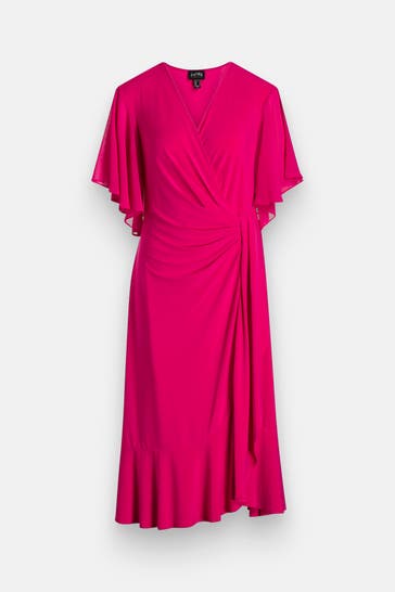 JOSEPH RIBKOFF Midikleid magenta