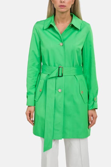 S.OLIVER BLACK LABEL Trenchcoat neongrün
