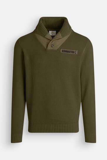 AERONAUTICA MILITARE Strickpullover oliv