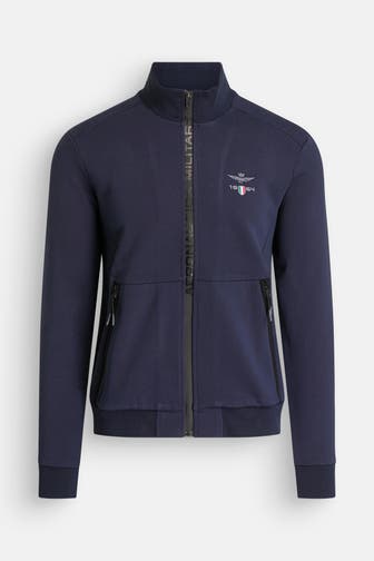 AERONAUTICA MILITARE Sweatjacke dunkelblau