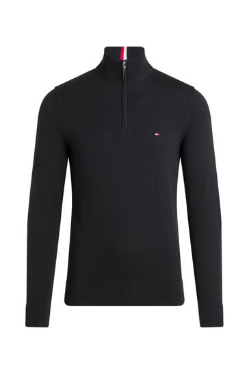TOMMY HILFIGER Strick-Troyer schwarz