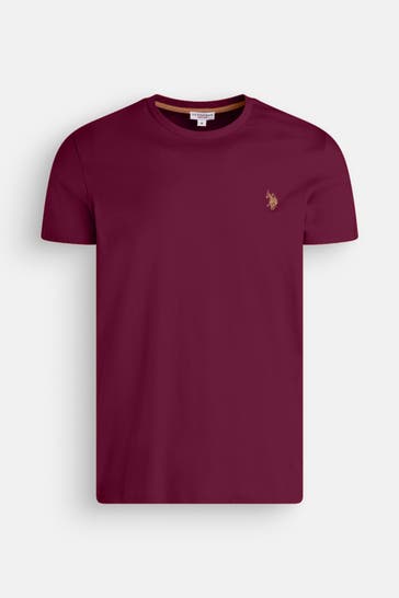 U.S. POLO ASSN. T-Shirt weinrot