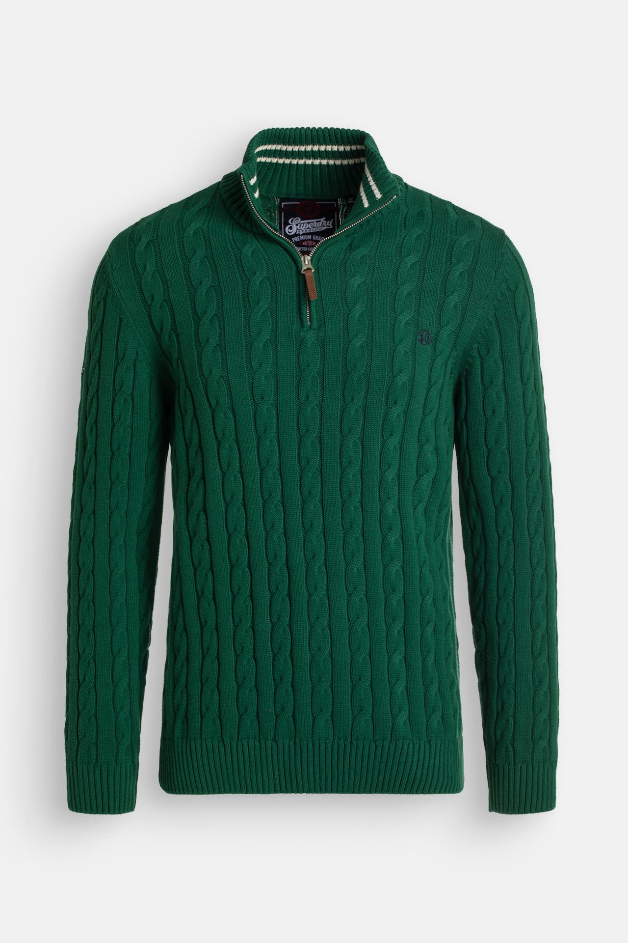 SUPERDRY Strick-Troyer dunkelgrün, Bild 1