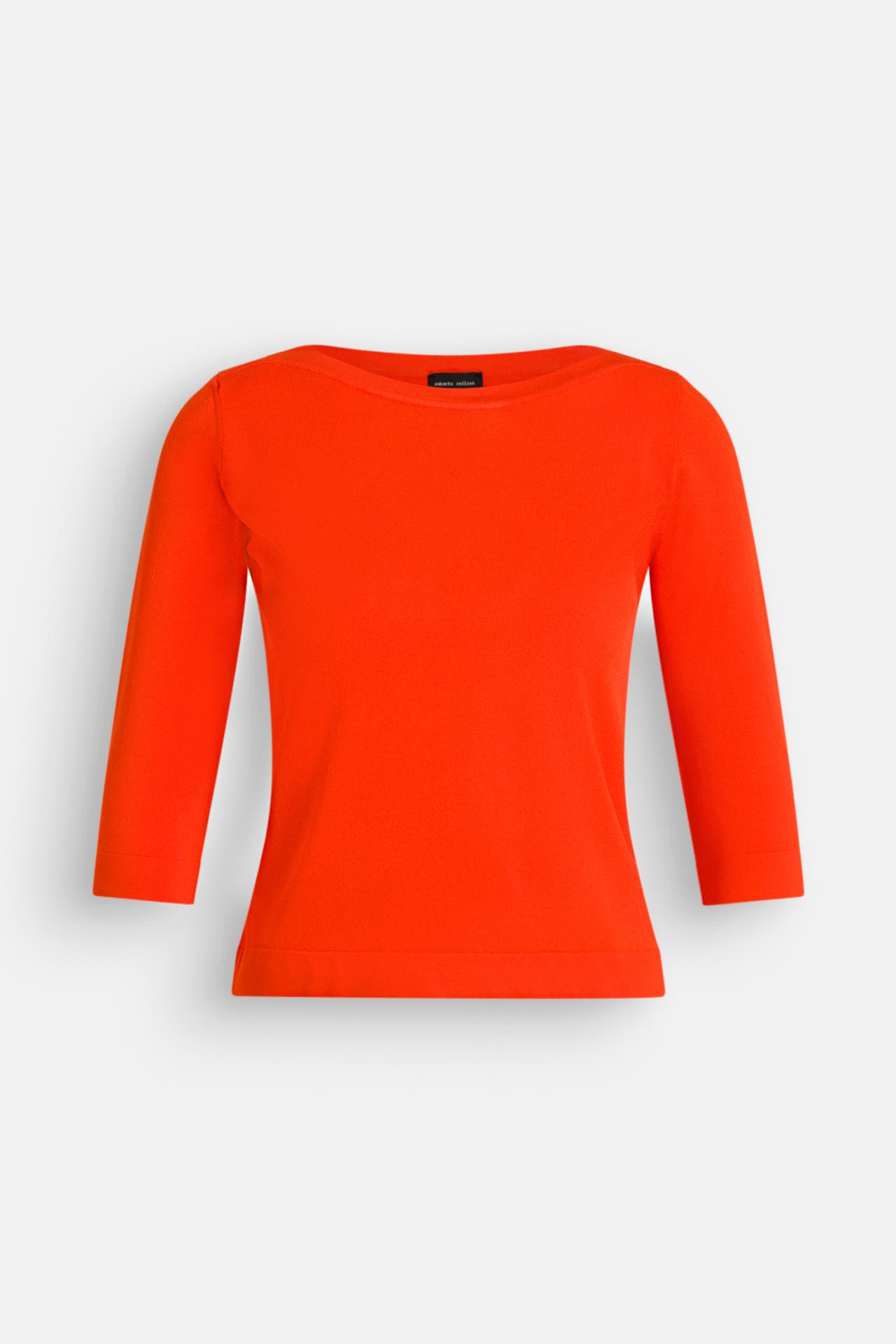 ROBERTO COLLINA Longsleeve neonorange, Bild 1