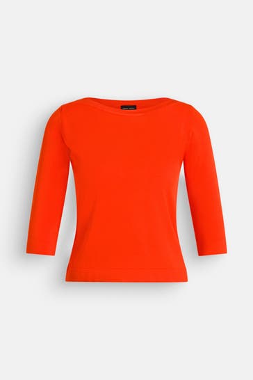 ROBERTO COLLINA Longsleeve neonorange
