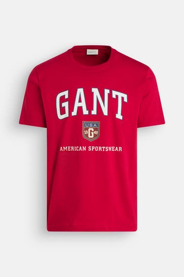 GANT T-Shirt rot