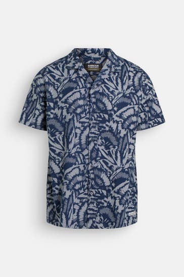 BARBOUR INTERNATIONAL Kurzarmhemd gemustert