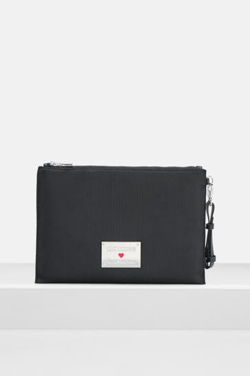LOVE MOSCHINO Clutch schwarz