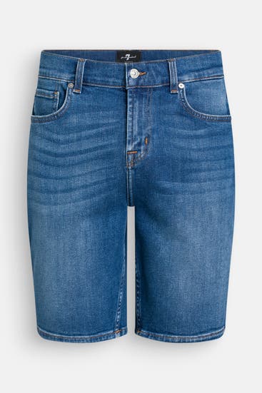7 FOR ALL MANKIND - Jeansshorts dunkelblau