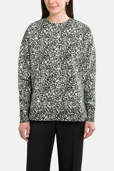BOSS ORANGE Sweatshirt 'Eteia' gemustert