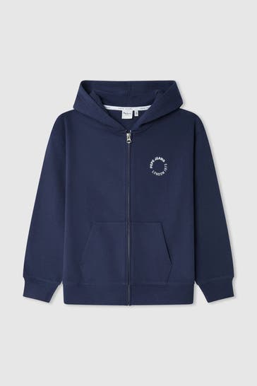 PEPE JEANS Sweatjacke 'Yael' dunkelblau