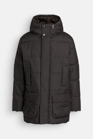 BARBOUR Winter-Parka 'Beaufor' kariert