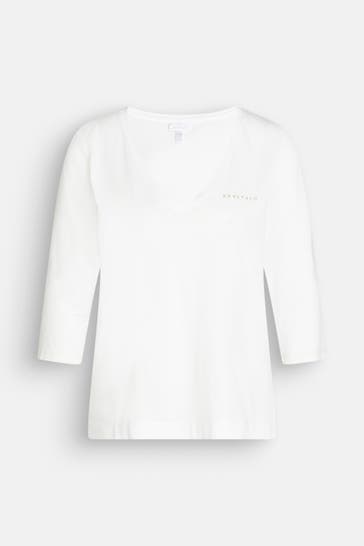 SPORTALM Longsleeve weiß glitzernd