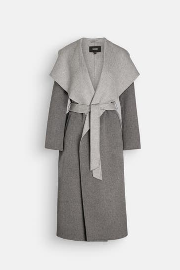 MACKAGE Wollmantel 'Mai-CN' steingrau