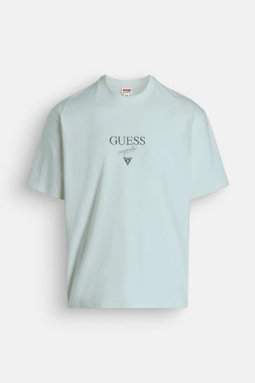 GUESS T-Shirt mintgrün unisex