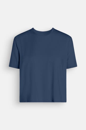 ORGANIC BASICS T-Shirt dunkelblau