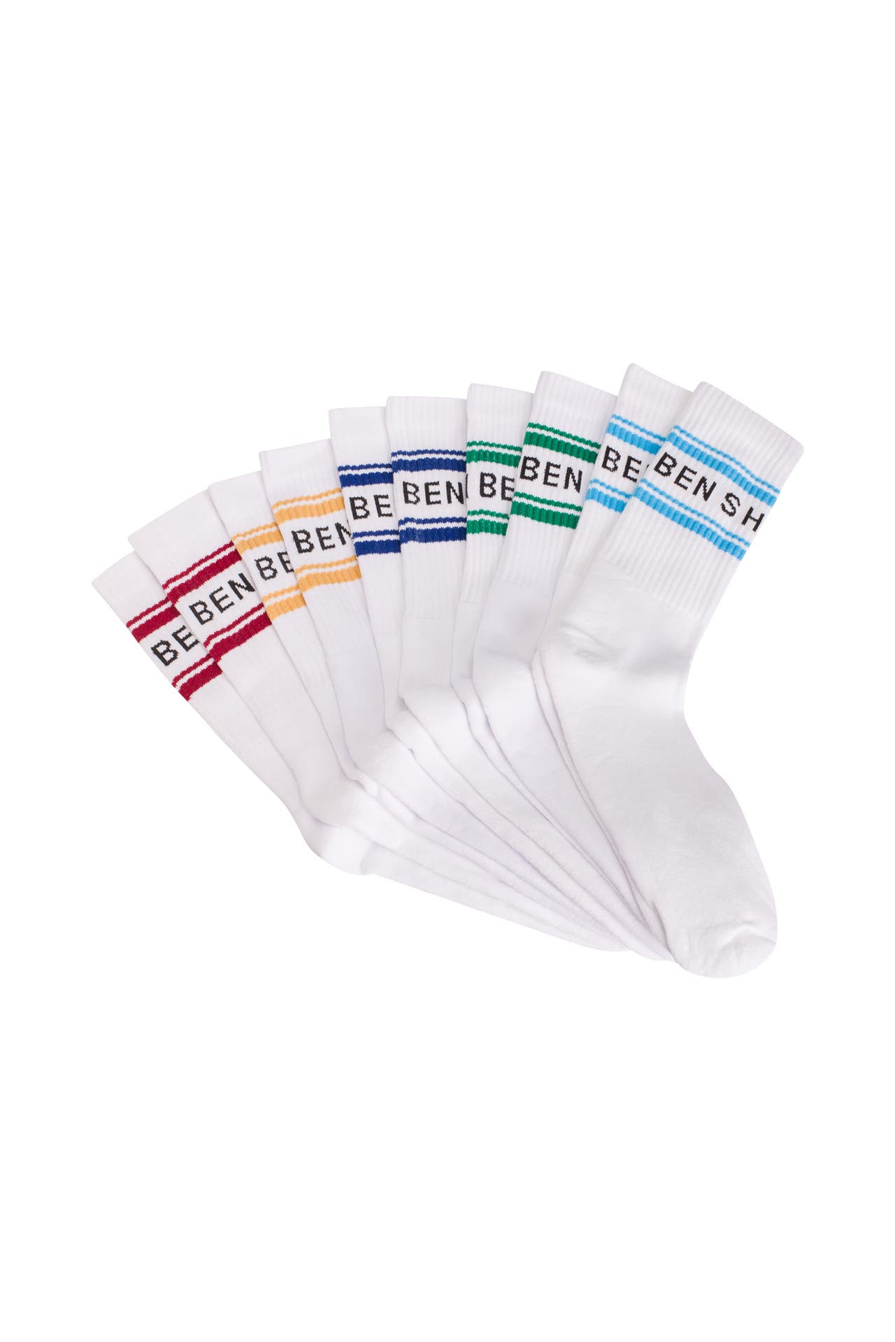 BEN SHERMAN 5er-Pack Socken weiß, Bild 1