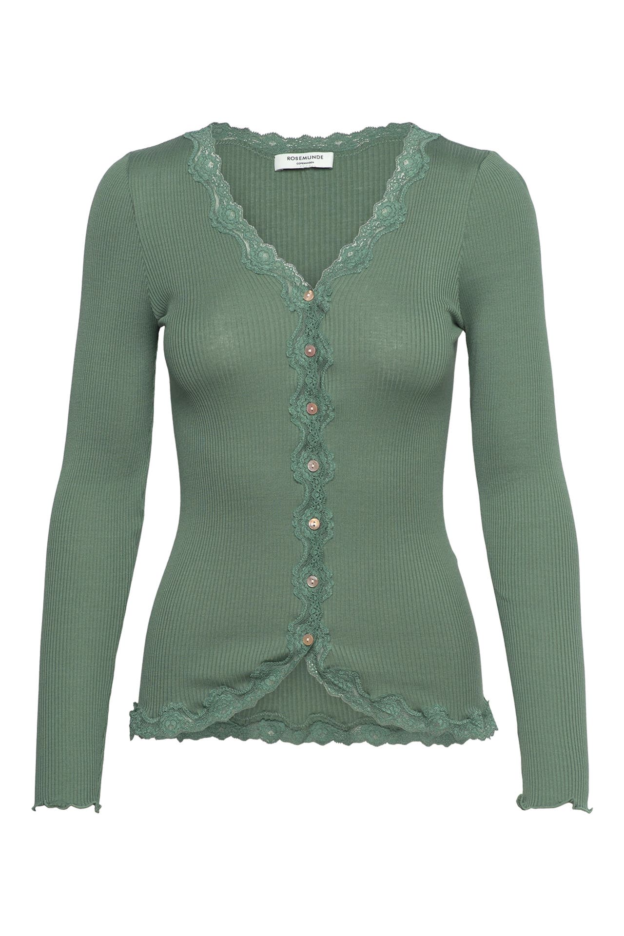 ROSEMUNDE Seidenmix-Cardigan jade, Bild 1