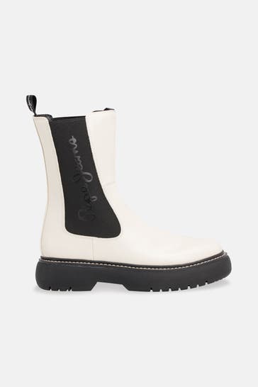 PEPE JEANS Chelsea-Boots weiß