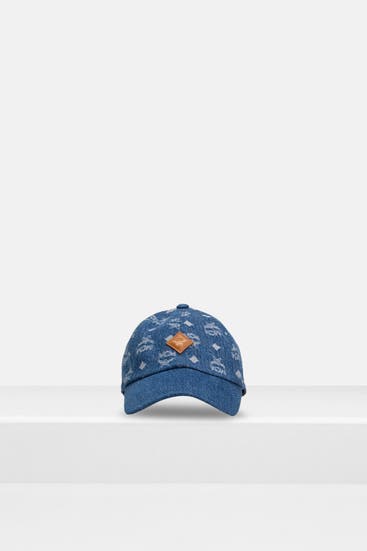 MCM - Basecap blau gemustert