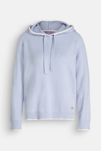 FRIEDA & FREDDIES NY Strick-Hoodie taubenblau
