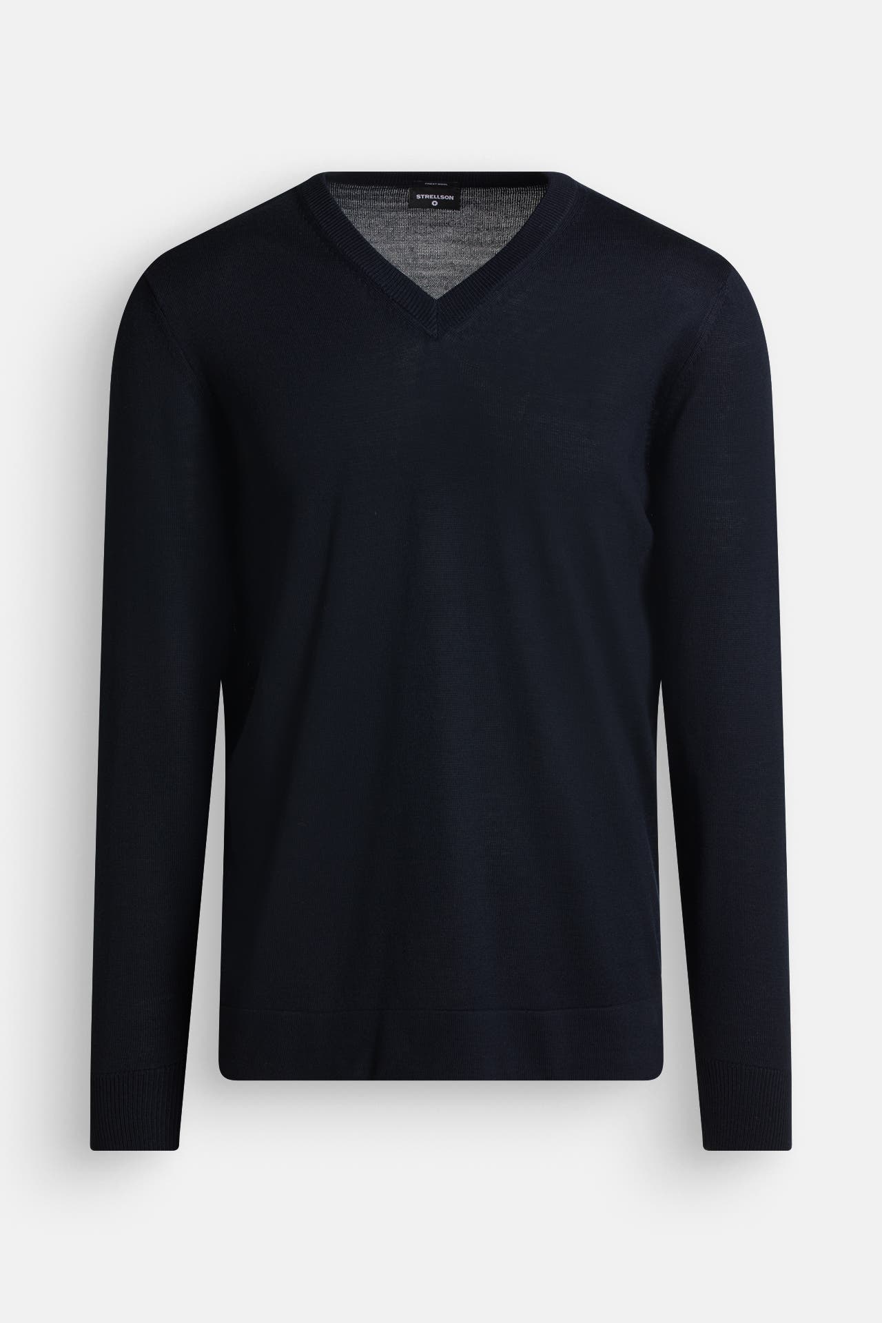 STRELLSON Wollmix-Pullover 'Marat' dunkelblau, Bild 1