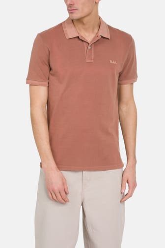 WOOLRICH Polo-Shirt 'Mackinack' rostrot