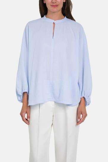 HEMISPHERE Casual-Bluse hellblau