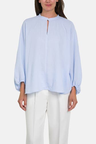 HEMISPHERE Casual-Bluse hellblau