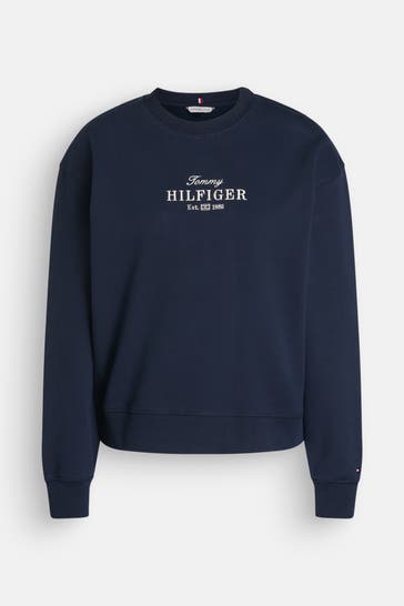 TOMMY HILFIGER Sweatshirt dunkelblau