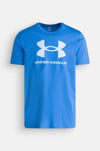 UNDER ARMOUR T-Shirt 'Sportstyle Logo' blau