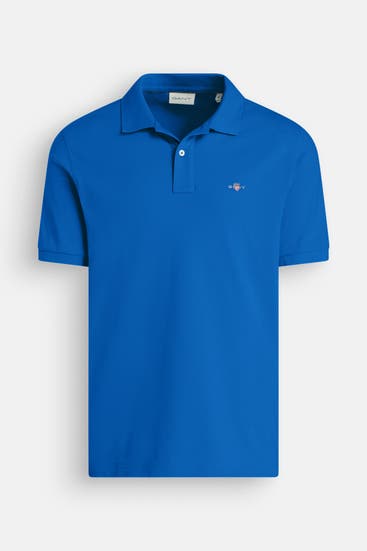 GANT - Polo-Shirt azurblau