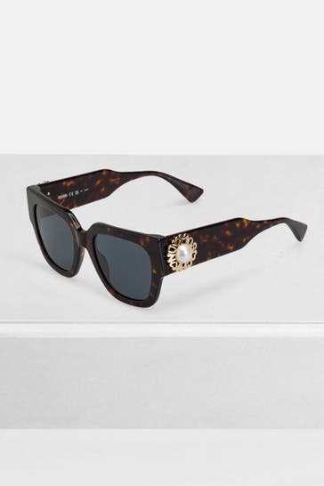 MOSCHINO Sonnenbrille braun tortoise