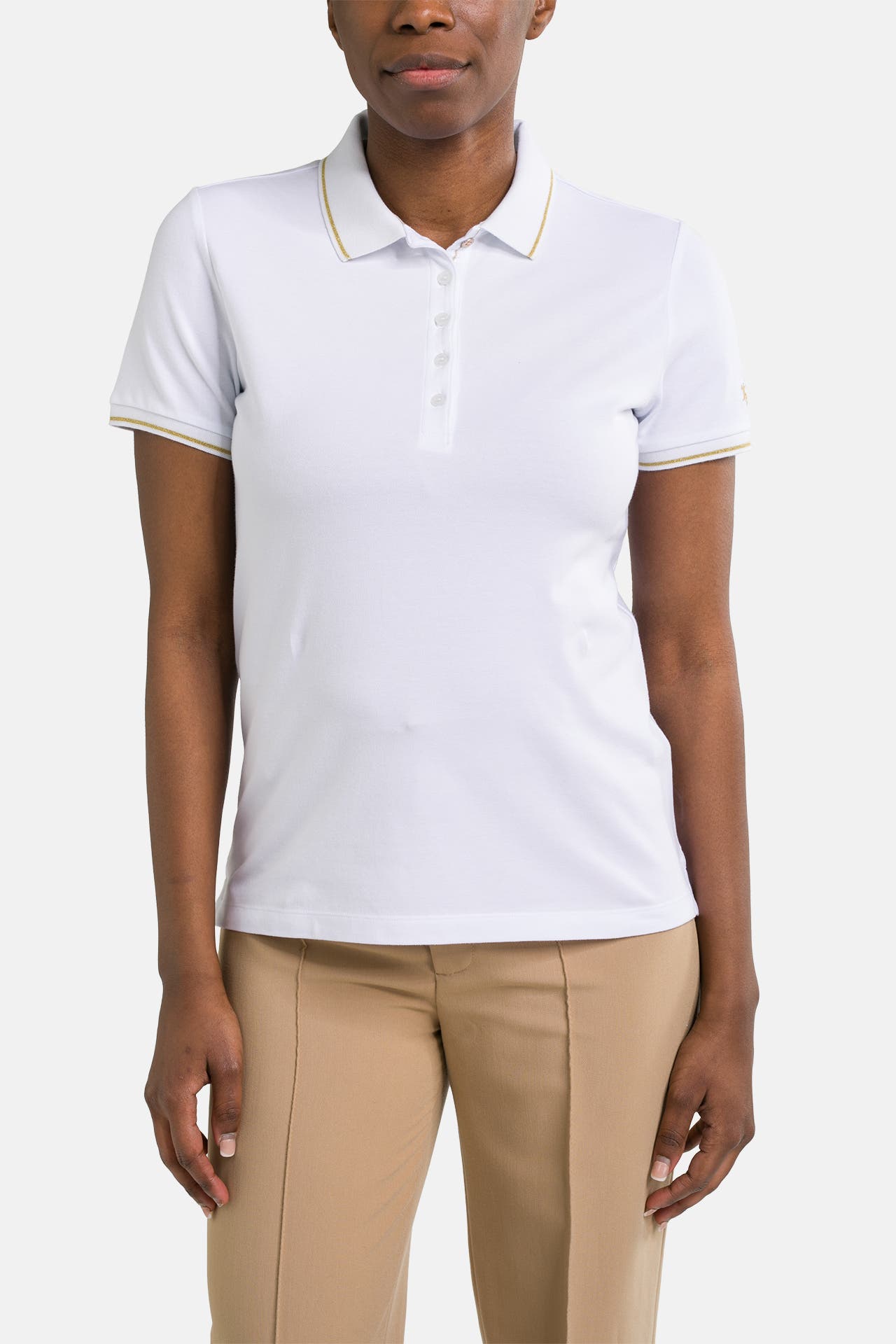 LA MARTINA Polo-Shirt 'Yerina' weiß, Bild 1