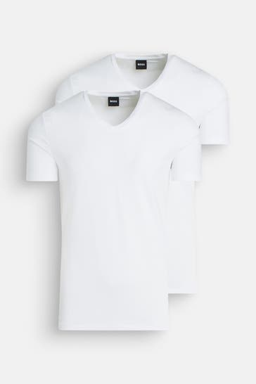 BOSS 2er-Pack T-Shirt weiß