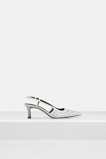 MICHAEL MICHAEL KORS Sling-Pumps 'Alora' weiß